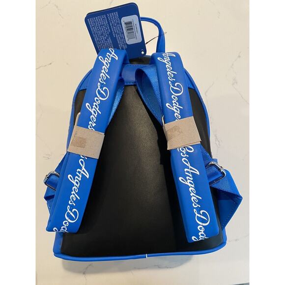 Loungefly MLB Los Angeles LA Dodgers Logo Mini Backpack Brand New With Tags NWT main image 5